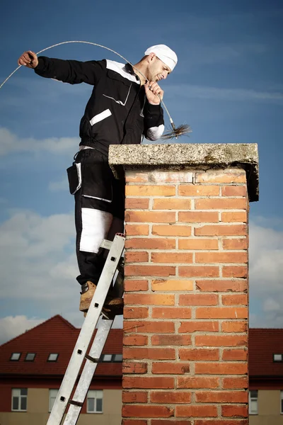 LG Chimney Sweep team at work